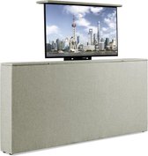 Voetbord 180 met TV LIFT ! Tbv beige