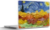 Laptop sticker - 11.6 inch - Van Gogh - Oude Meesters - Schilderij - 30x21cm - Laptopstickers - Laptop skin - Cover