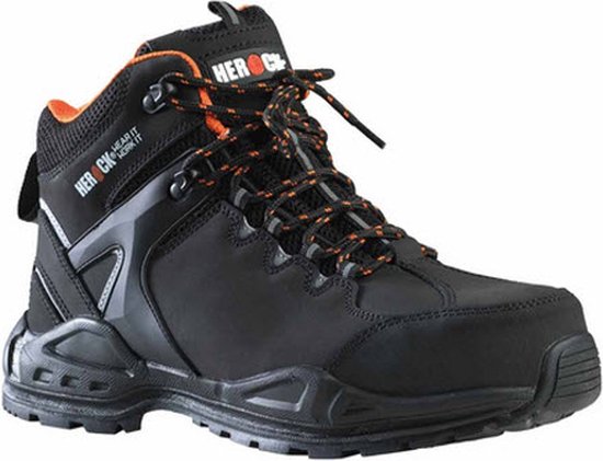 Chaussures De Sécurité Herock Gigantes S3 - Cuir, Pointe Composite 200J, Semelle Anti-perforation