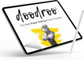 Doodroo Screenprotector iPad Pro 12.9" met Home Button - 2 stuks - Voor het échte papieren schrijf-gevoel