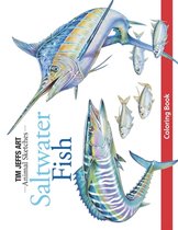 Animal Sketches- Saltwater Fish Coloring Book