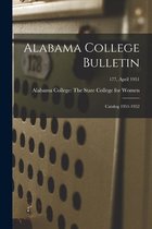 Alabama College Bulletin: Catalog 1951-1952; 177, April 1951