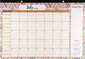 Desk pad calendar 2023 Peter Pauper - Family -18-mnds plus stickers