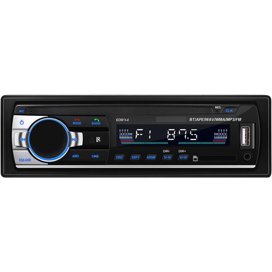 Zegenen Jasje Hangen Strex Autoradio voor alle auto's met Bluetooth, USB, AUX en Handsfree -...  | bol.com