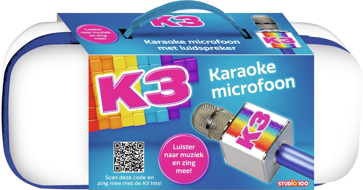 K3 Speelgoedmicrofoon - Karaoke Microfoon - Met Ingebouwde Luidspreker |  Bol.Com