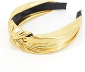 Metallic Diadeem / Haarband | Goud | Kunstleer | Fashion Favorite