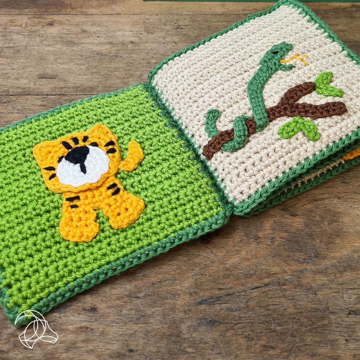 Hardicraft Zacht boekje Jungle haken (haakpakket) — afbeelding 2