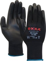 M-Safe Handschoen PU Flex Zwart maat 8/m - Set à 12 paar