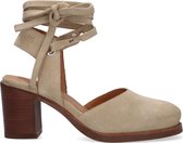 Shabbies 163020089 Sandalen - Dames - Beige - Maat 40
