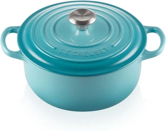 Le Creuset Braadpan Signature Caribbean Blue - ø 20 cm / 2.4 Liter