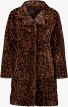 TwoDay dames jas met luipaardprint - Bruin - Maat 3XL