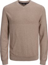 JACK&JONES PREMIUM JPRBLAWINTER STRUCTURE KNIT V-NECK Heren Trui - Maat XXL