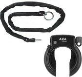 Axa Defender Ringslot ART2 Zwart + Insteekketting 100 cm 5,5 mm Zwart