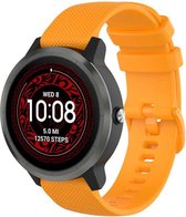 Shop4 - Bandje voor Garmin Forerunner 55 - Siliconen Oranje