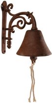 BMPdesign - Gietijzeren Deurbel met bloem - 20 cm