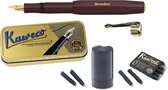 Kaweco Cadeauset nr.1 (5delig) Vulpen Sport Classic Burgundy  Fountain Pen - Breed