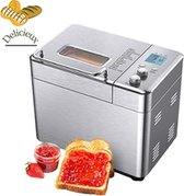 Delicieux® Multifunctionele Broodbakmachine || Bak brood in 15 varianten || Broodmachine || Broodbakmachines || Broodmix || Broodsnijmachine