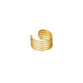 Earcuff Alia Gold - Earcuff - One size - Piercing
