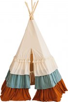 Moi Mili Luxe Tipi Speeltent Met Franje & Circus Speelmat Circus