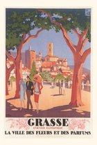 Pocket Sized - Found Image Press Journals- Vintage Journal Grasse Travel Poster