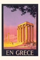 Pocket Sized - Found Image Press Journals- Vintage Journal Greece Travel Poster