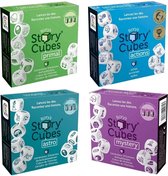 Spellenbundel - Dobbelspel - 4 Stuks - Rory's Story Cubes Actions, Primal, Astro & Mystery