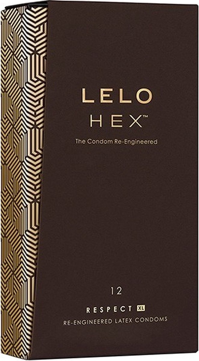 Lelo HEX Respect XL condooms - 12 stuks