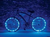 2 x LED Wielverlichting fiets - set voor 4 wielen Blauw