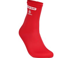 Cressi - Lycra - Duiksokken - Water Socks - Rood - Maat S/M