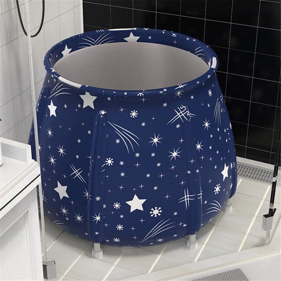 Draagbaar opvouwbaar bad 80 cm blauw en sterren | bol.com