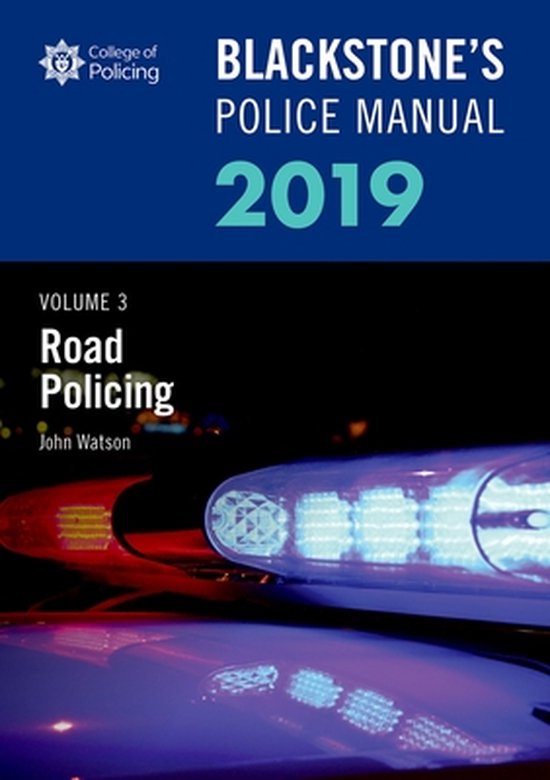 Blackstone's Police Manuals Volume 3 - cover