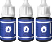 Bakiez® Voedingskleurstof Royal Blue - Kleurstof bakken - Kleurstof voor taart - Kleurstof voeding - 3 x 10 ml - blauw