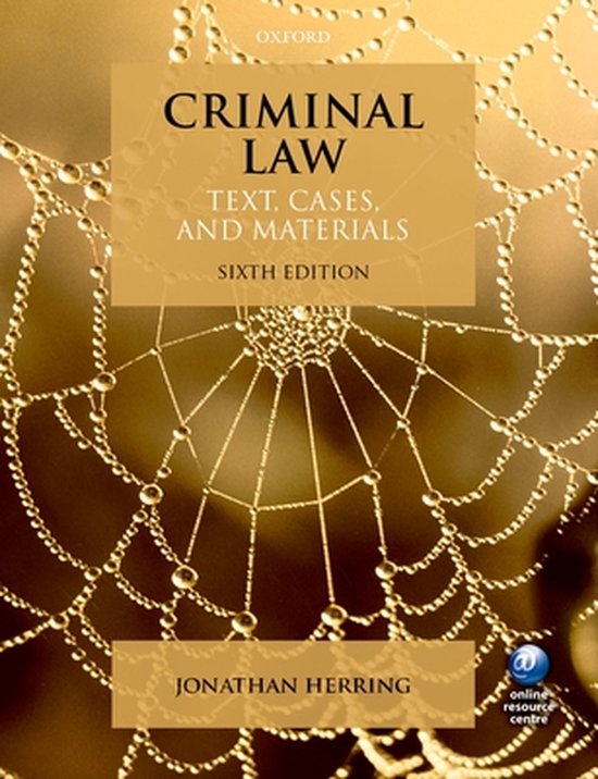 Criminal Law - cover
