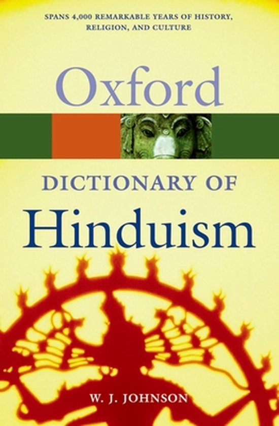 Dictionary Of Hinduism - cover