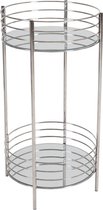Bijzettafel - Spiegeltafel - Design tafel - tafel - Luxe editie - Metalen bijzettafel - Nieuw model - Ø 42 x 65 cm - Tray - Spiegeltray - BESTSELLER
