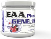 Fit&Shape EAA Genesis plus (Essential Amino Acids) 310 gram/poeder Smaak: bosvrucht (20 doseringen) bevat alle Essentiële aminozuren met BCAA/Beta-alanine & Glutamine