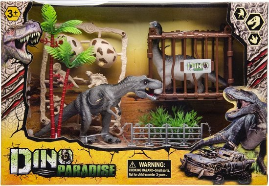 Ensemble de jeu Dino Paradise | dinosaures | dinosaure | T-Rex | jeu de jeu  | jouer... | bol