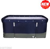 Cortonic Opvouwbaar Bad -Opvouwbaar Zitbad - Bath Bucket - Ligbad - Badkuip - Ijsbad - Bathtub - Donker - 100% GARANTIE