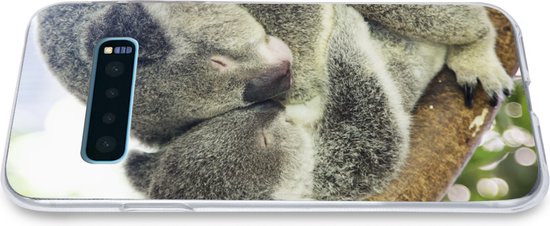 Coque Samsung Galaxy S10 Plus - Koalas - Hug - Animaux - Siliconen - Sinterklaas - Noël - Cadeaux - Cadeaux chaussures