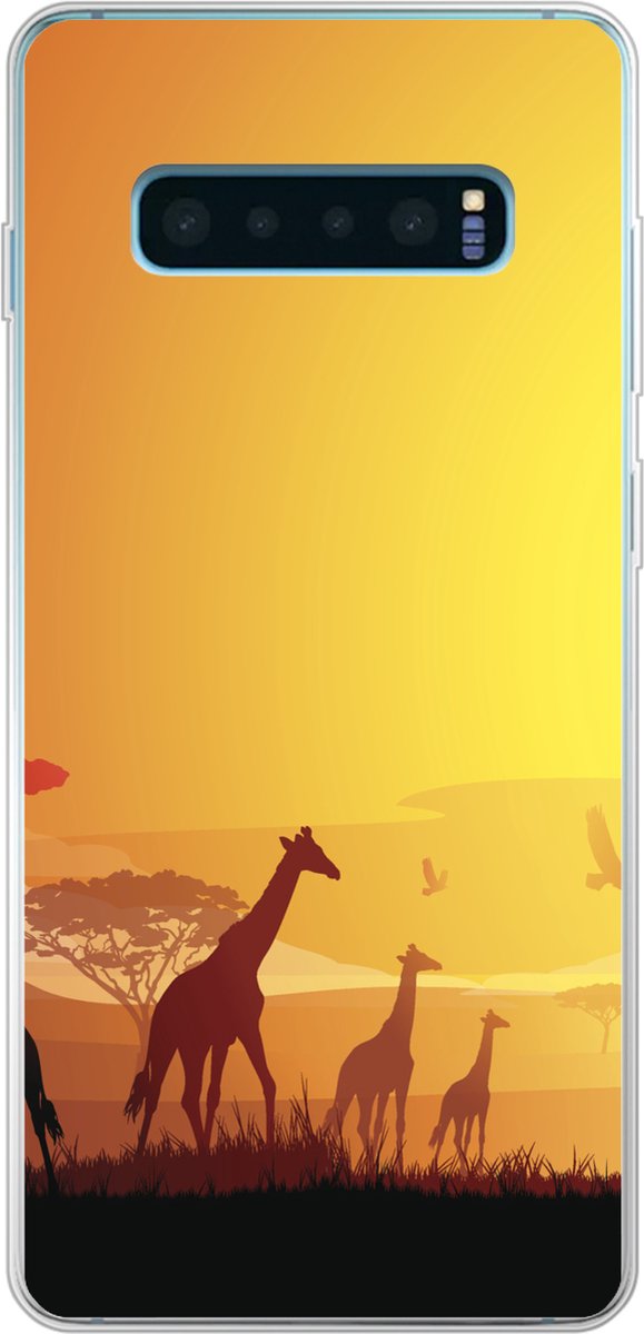 Coque Gel Souple IPhone 6 Plus Motif Girafe - Protection Anti-chocs, Incassable, Couleur Fantaisie
