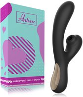 Intenz | 2-1 Vibrator | Clitoris stimulator | Vibrators | Vibrators voor vrouwen | Zwart
