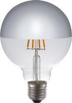 SPL LED Filament Globe Kopspiegel (ZILVER) - 4W / DIMBAAR