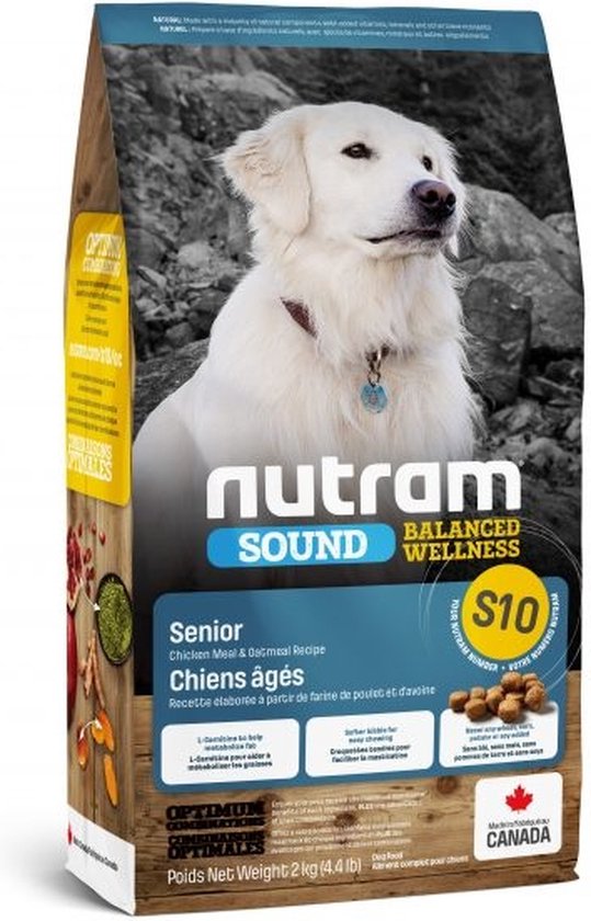 Nutram hondenvoer Senior S10 11,4 kg - Hond | bol.com