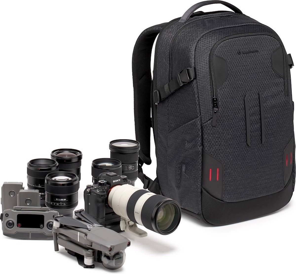 Manfrotto MB PL2-BP-BL-M cameratassen en rugzakken Rugzak Zwart