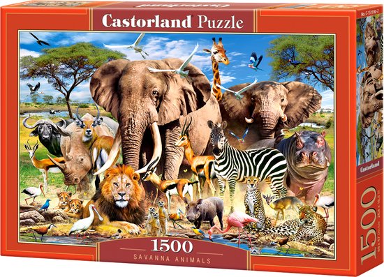 Castorland Savanna Animals - 1500 stukjes
