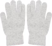 Dames handschoenen van extra zacht wol - grijs