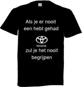 T-shirt Toyota maat 3XL