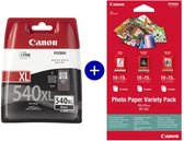 Canon PG-540XL - Inktcartridge - 2x Zwart - Incl. Canon Fotopapier