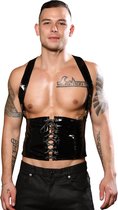 Andrew Christian - Slick Corset Harnas - Maat S/M - Mannen Korset - Lakleer