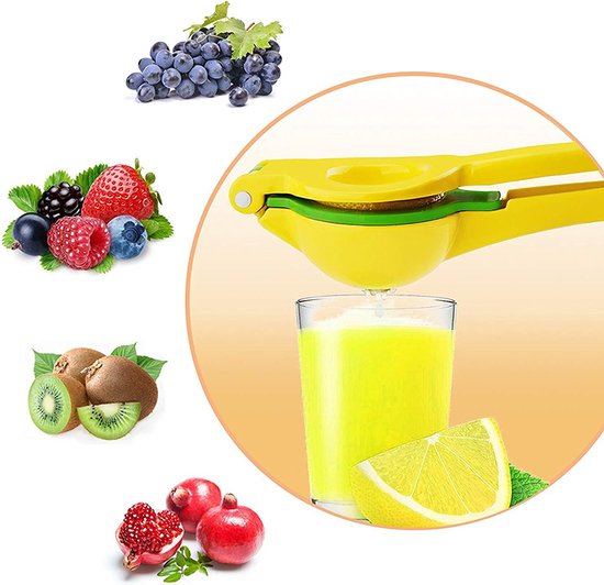 Manuele Citruspers - Gietijzeren juicer - Roestvrij staal - Stil & Efficiënt